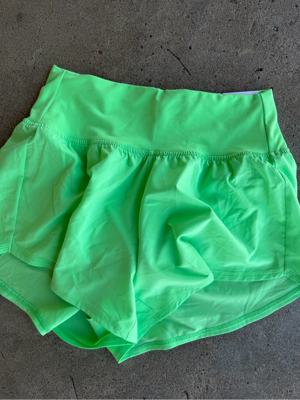 DSG Neon Lime Green Women's Small Athletic Shorts